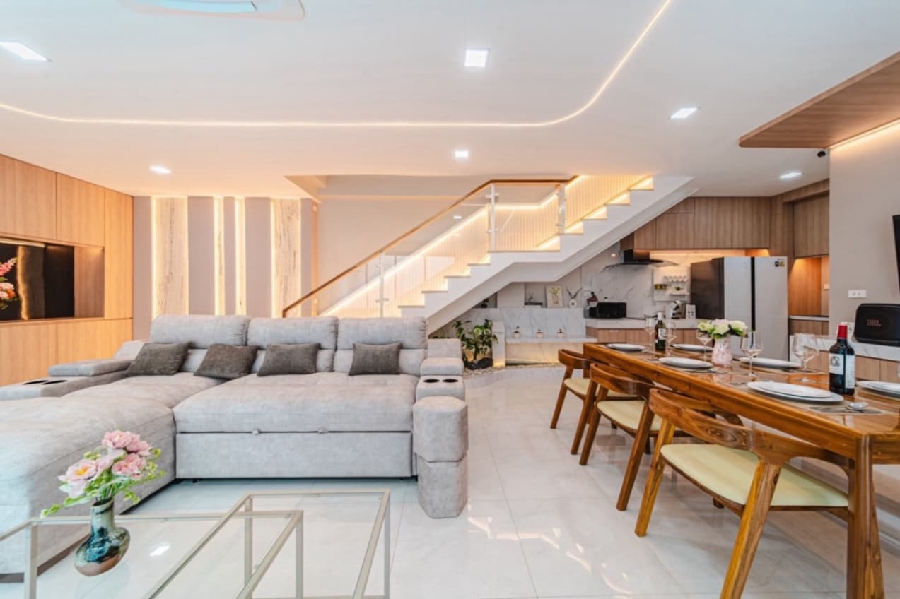 Serene1 pool villa indoor common area in Chon Buri, North Pattaya, photo 15