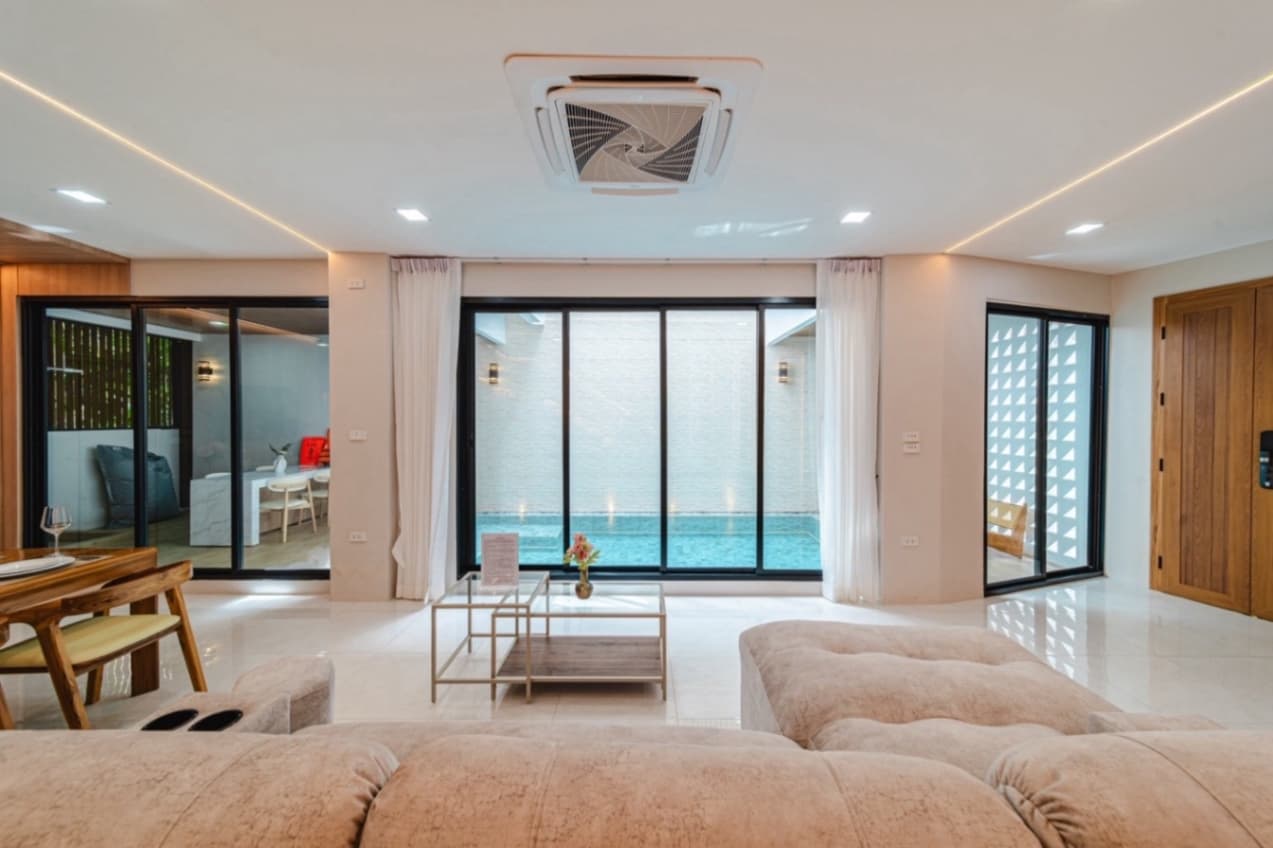 Serene1 pool villa indoor common area in Chon Buri, North Pattaya, photo 12