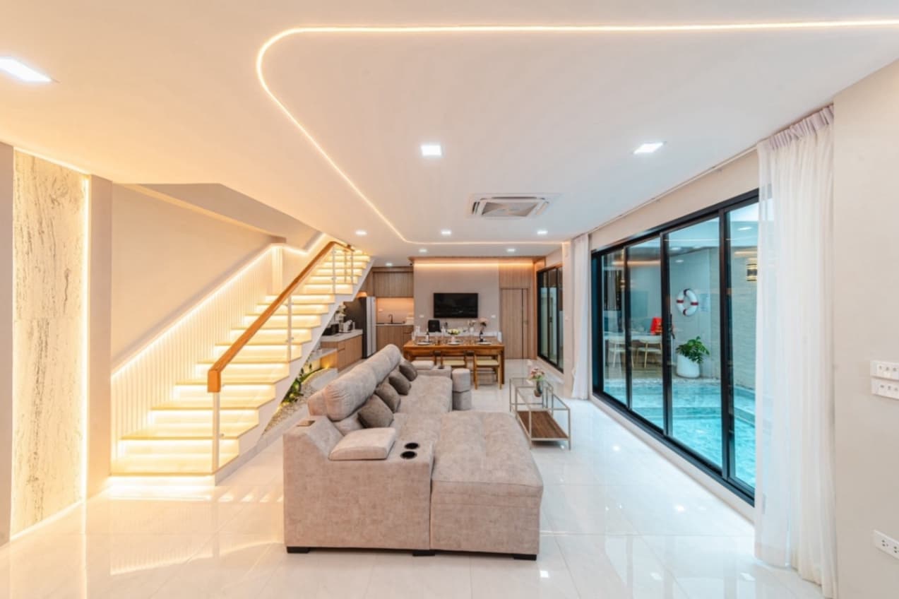 Serene1 pool villa indoor common area in Chon Buri, North Pattaya, photo 11