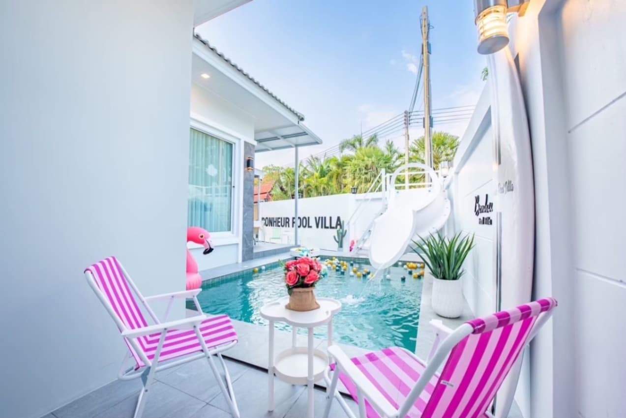 Bonheur pool villa บริเวณภายนอก ชลบุรี, ห้วยใหญ่ รูปที่ 2