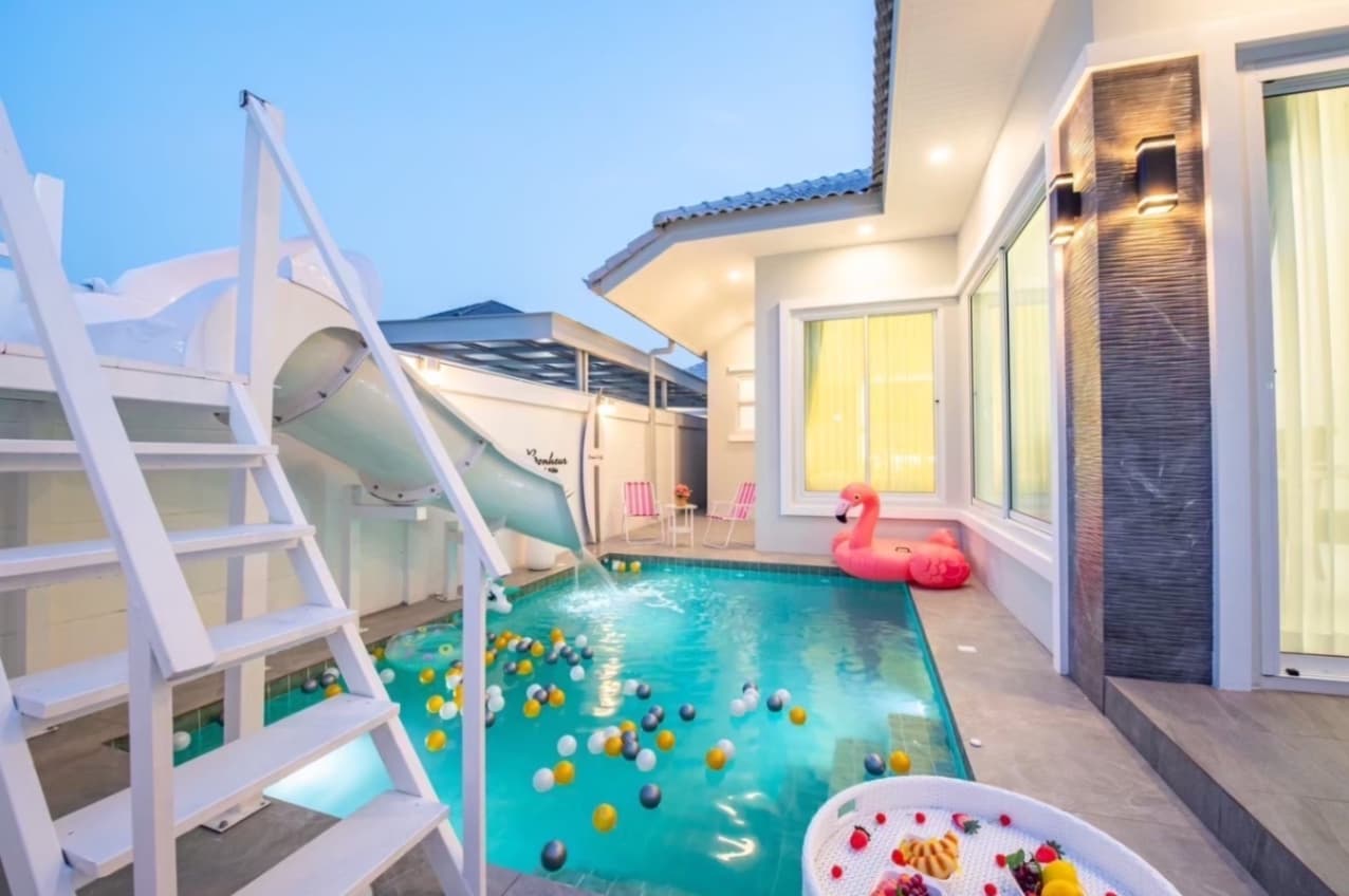 Bonheur pool villa บริเวณภายนอก ชลบุรี, ห้วยใหญ่ รูปที่ 17