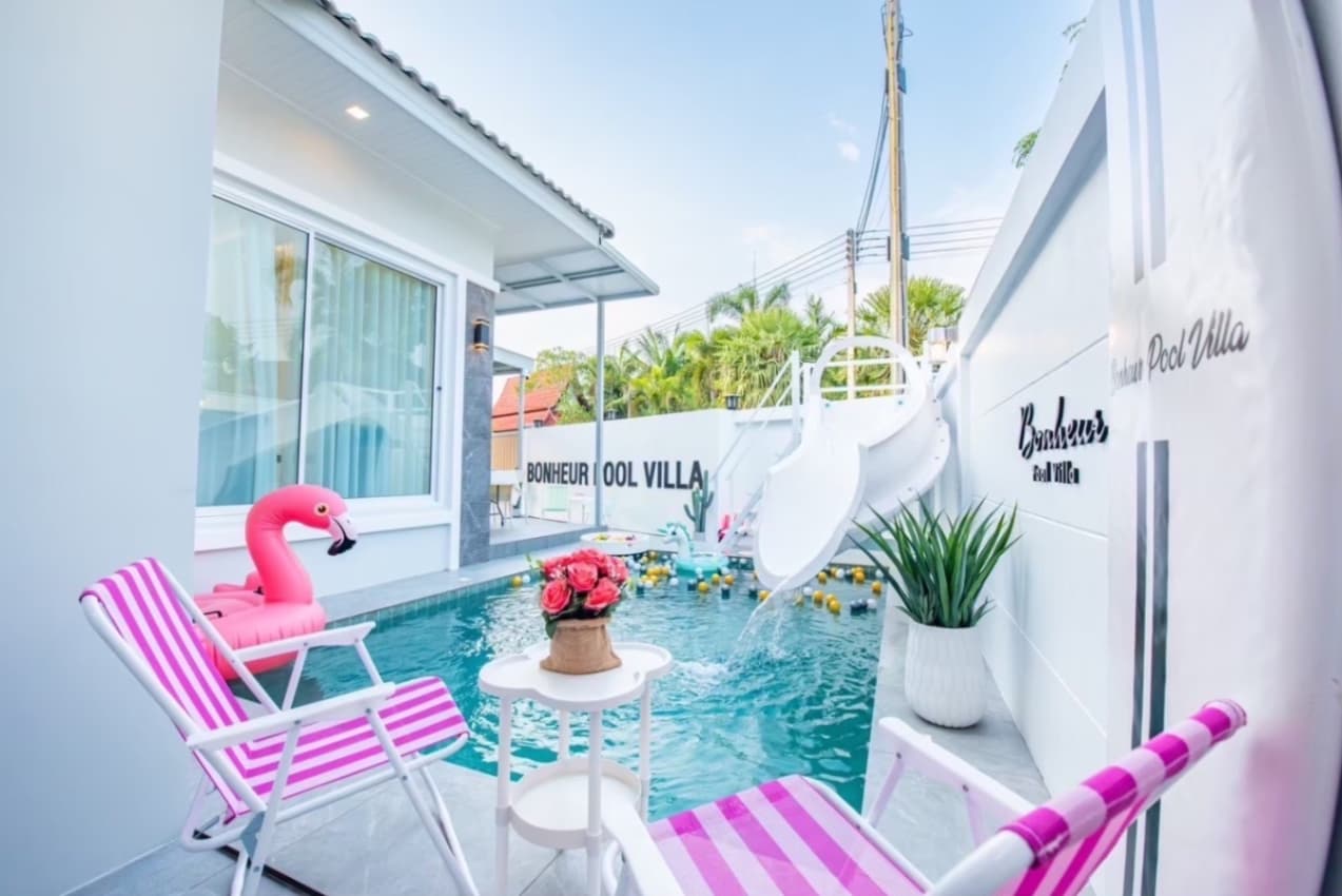 Bonheur pool villa บริเวณภายนอก ชลบุรี, ห้วยใหญ่ รูปที่ 1