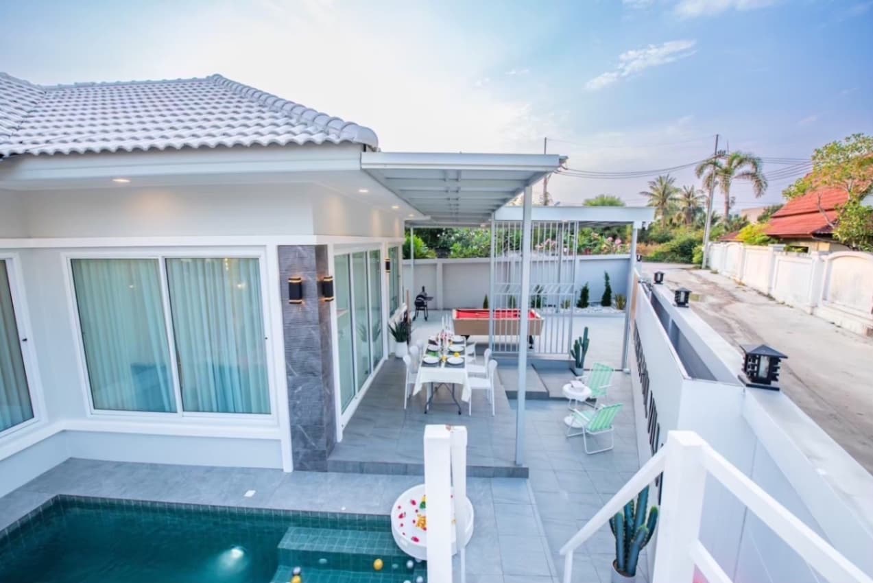 Bonheur pool villa บริเวณภายนอก ชลบุรี, ห้วยใหญ่ รูปที่ 9