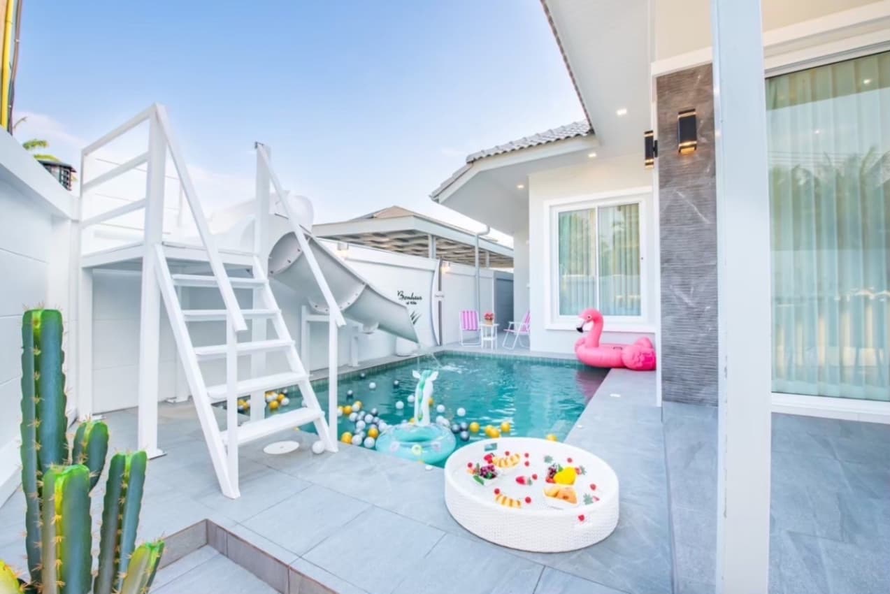 Bonheur pool villa บริเวณภายนอก ชลบุรี, ห้วยใหญ่ รูปที่ 4