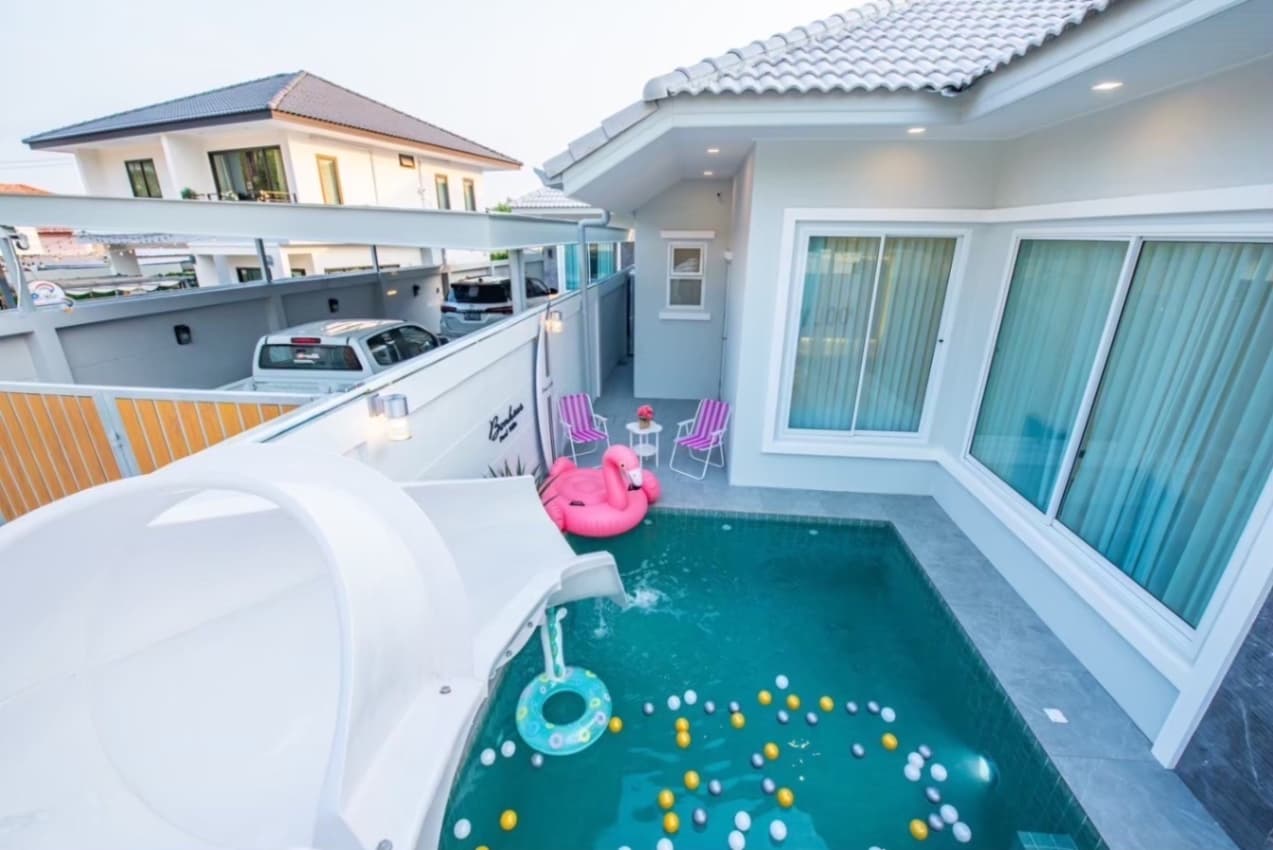 Bonheur pool villa บริเวณภายนอก ชลบุรี, ห้วยใหญ่ รูปที่ 8