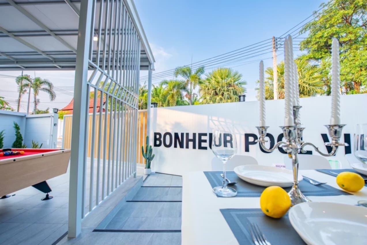 Bonheur pool villa บริเวณภายนอก ชลบุรี, ห้วยใหญ่ รูปที่ 5
