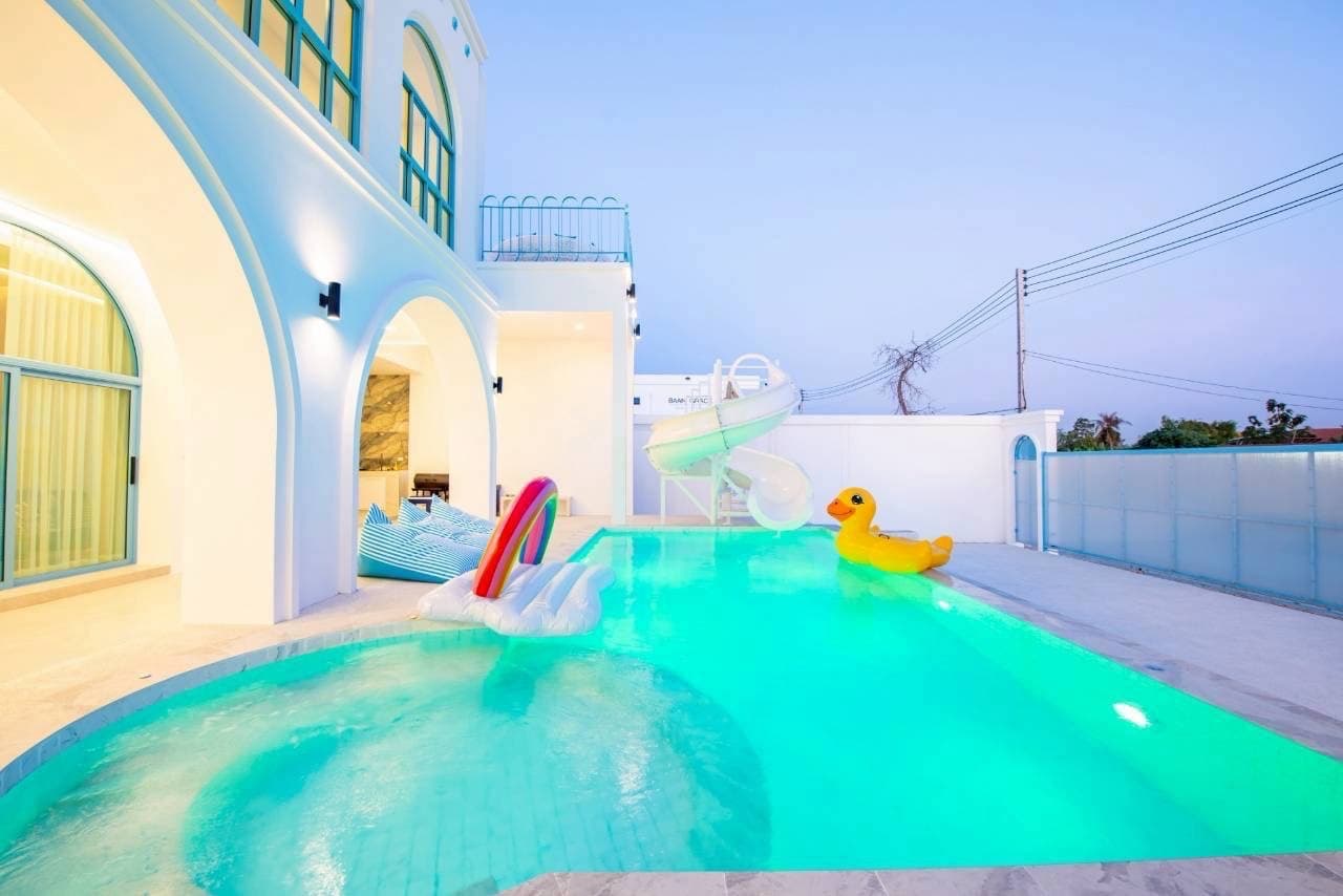 Blue Tierra villa บริเวณภายนอก ชลบุรี, พัทยาเหนือ รูปที่ 18