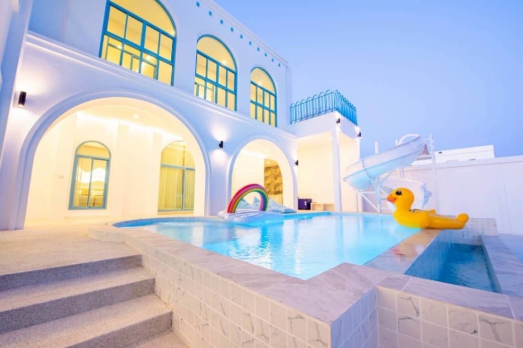 Blue Tierra villa บริเวณภายนอก ชลบุรี, พัทยาเหนือ รูปที่ 10