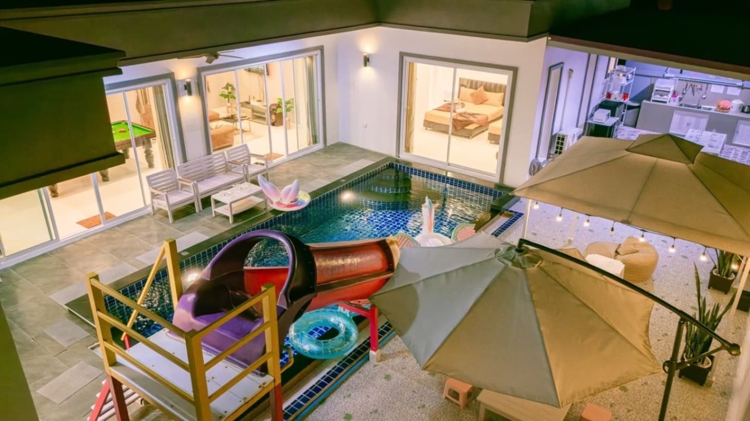 Breezy pool villa บริเวณภายนอก ชลบุรี, จอมเทียน รูปที่ 21