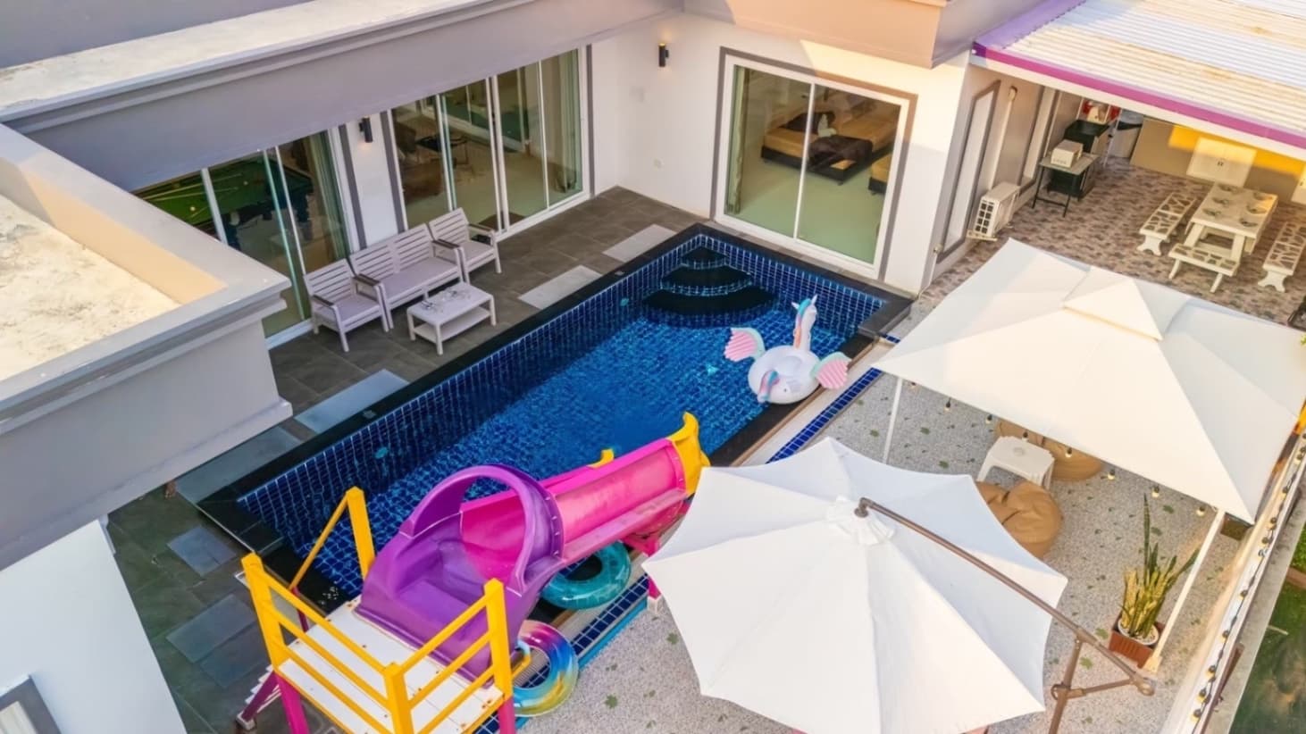 Breezy pool villa บริเวณภายนอก ชลบุรี, จอมเทียน รูปที่ 20