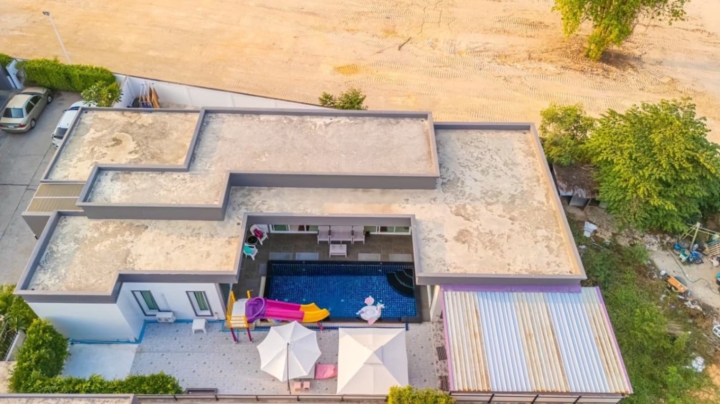 Breezy pool villa บริเวณภายนอก ชลบุรี, จอมเทียน รูปที่ 17