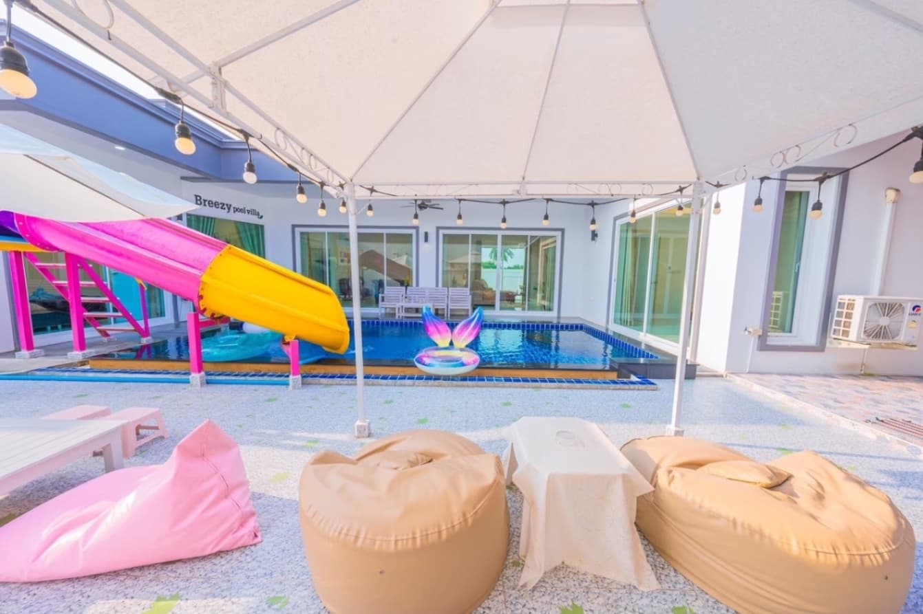 Breezy pool villa บริเวณภายนอก ชลบุรี, จอมเทียน รูปที่ 3