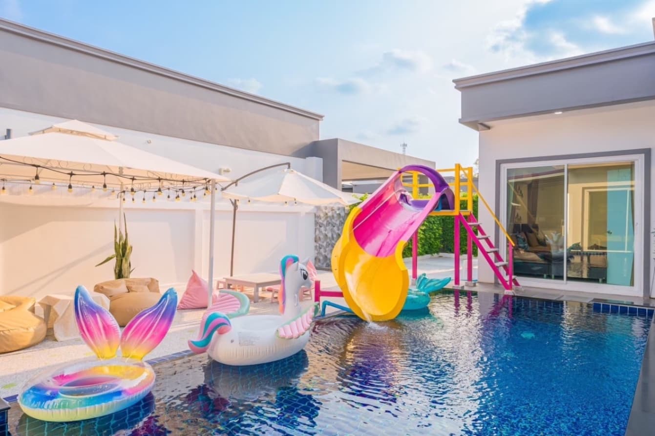 Breezy pool villa บริเวณภายนอก ชลบุรี, จอมเทียน รูปที่ 8