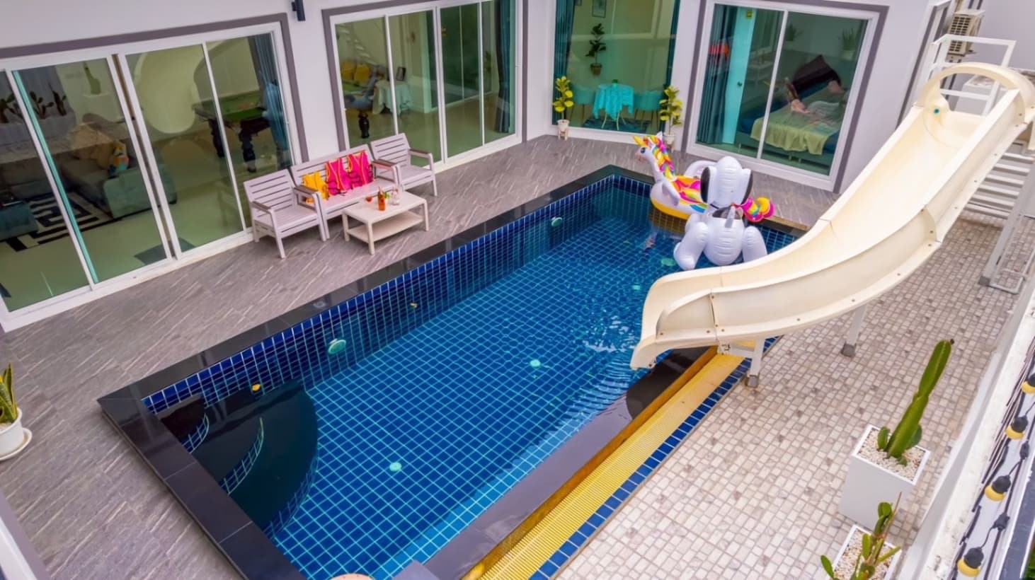 Merry pool villa บริเวณภายนอก ชลบุรี, จอมเทียน รูปที่ 16
