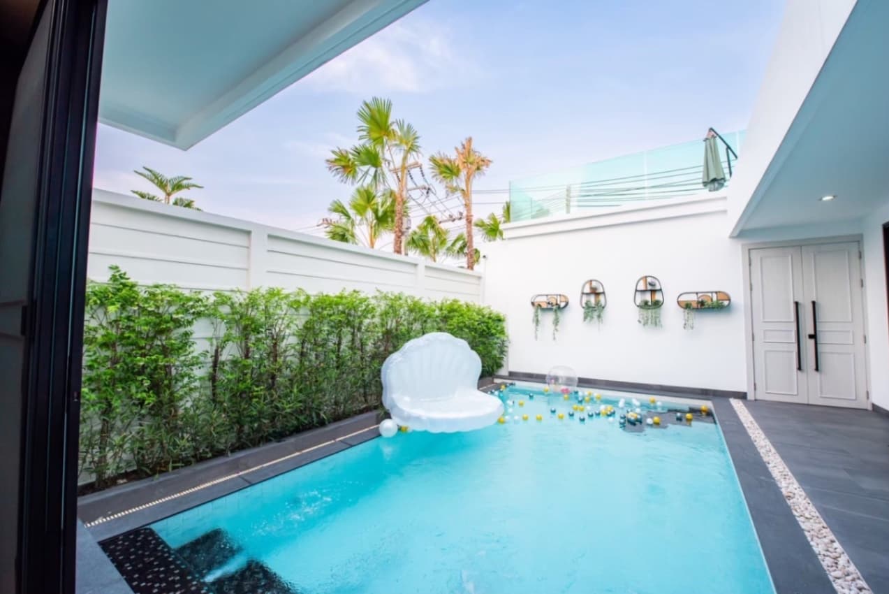 Havenly pool villa บริเวณภายนอก ชลบุรี, ห้วยใหญ่ รูปที่ 16