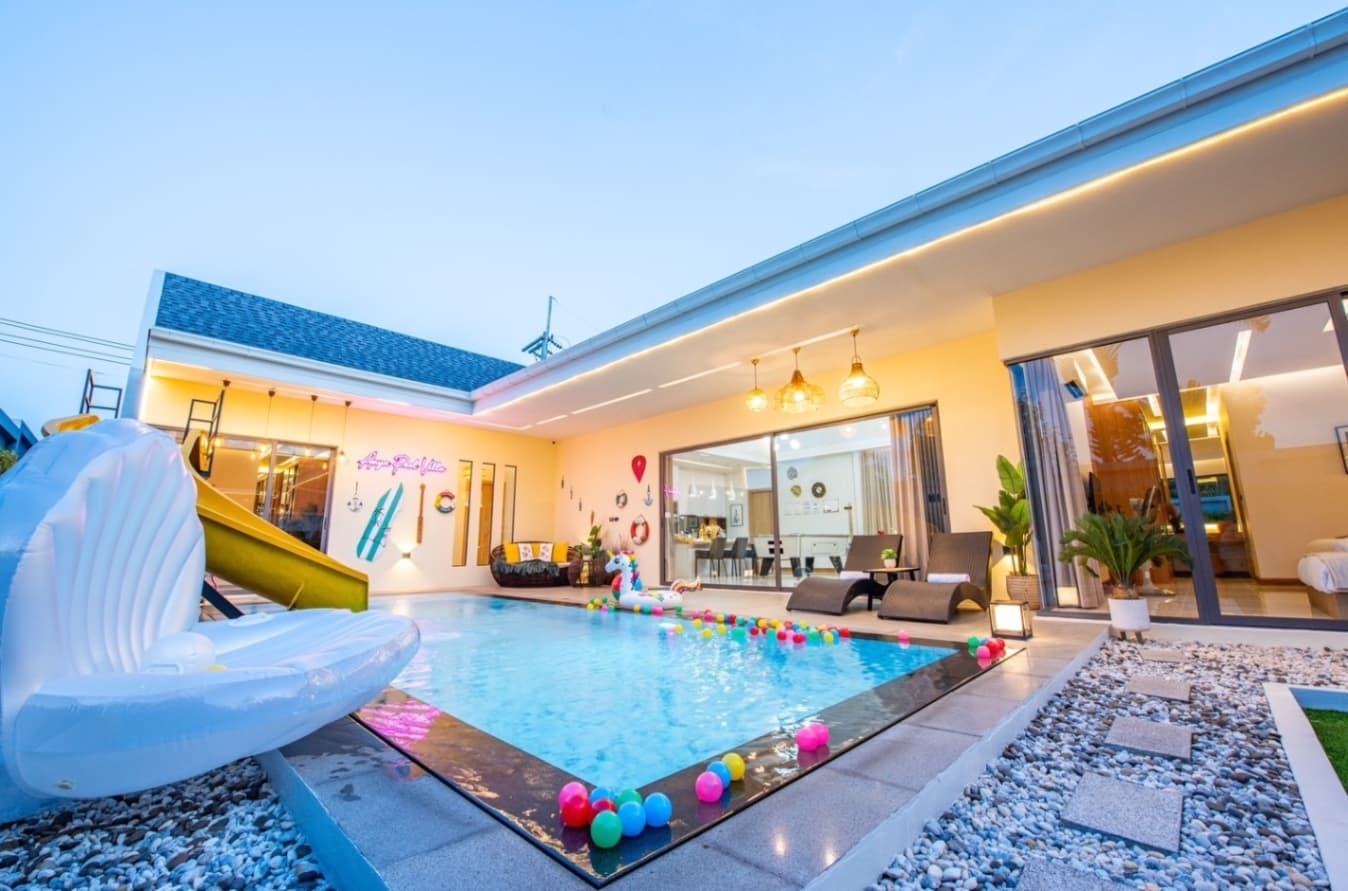 Anya pool villa exterior in Chon Buri, Huay Yai, photo 4