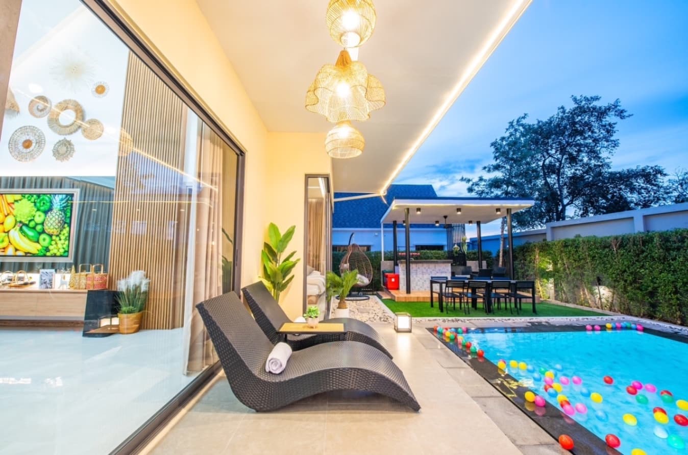 Anya pool villa exterior in Chon Buri, Huay Yai, photo 13