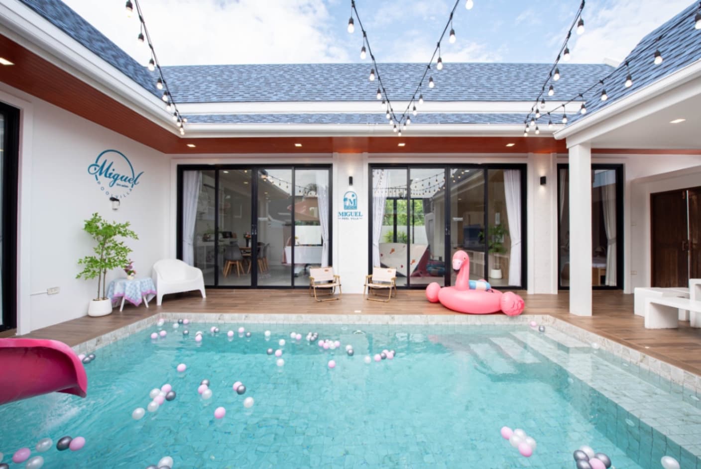 Miguel 1 pool villa exterior in Chon Buri, Jomtien, photo 17