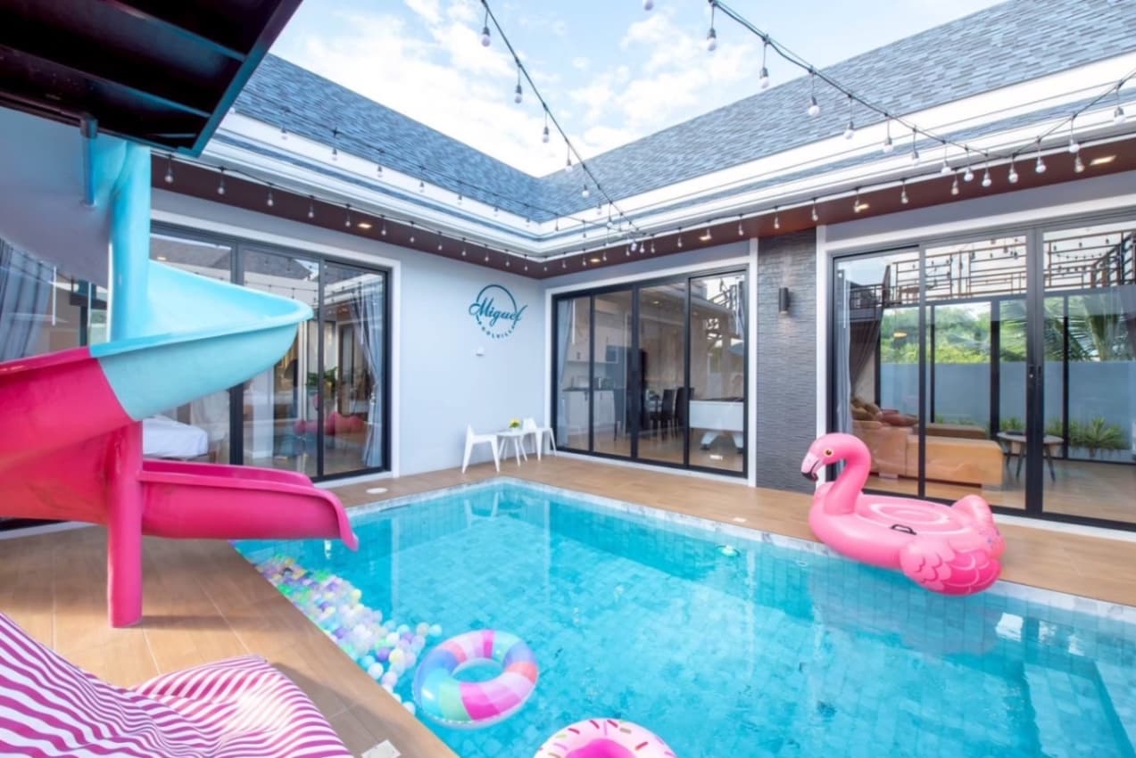 Miguel 2 pool villa exterior in Chon Buri, Jomtien, photo 9
