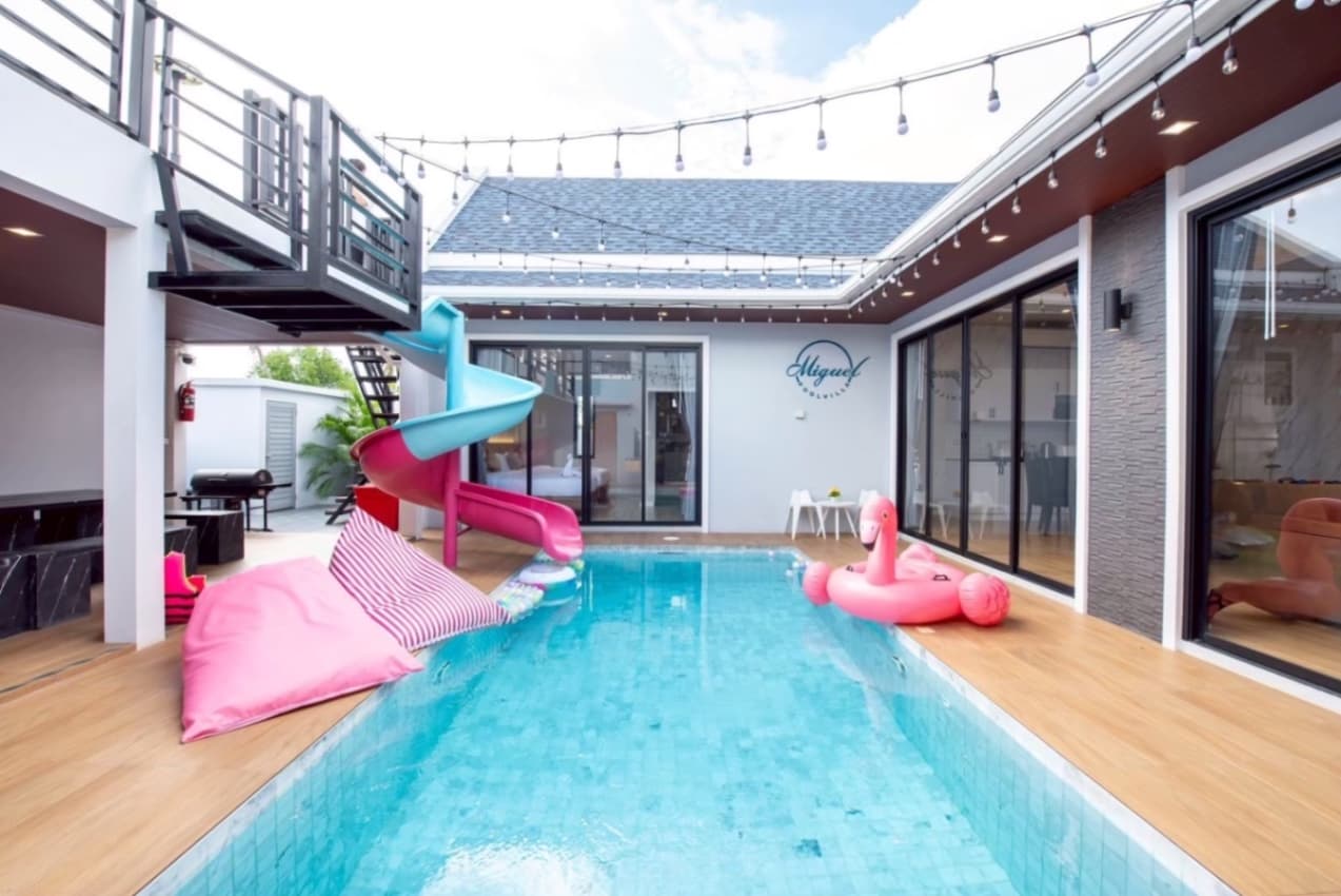 Miguel 2 pool villa exterior in Chon Buri, Jomtien, photo 21