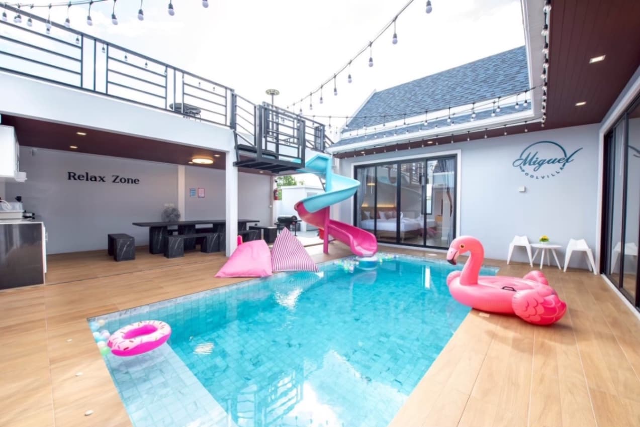Miguel 2 pool villa exterior in Chon Buri, Jomtien, photo 13