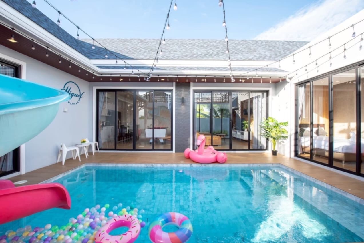 Miguel 2 pool villa exterior in Chon Buri, Jomtien, photo 6