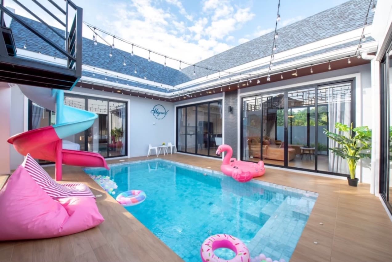 Miguel 2 pool villa exterior in Chon Buri, Jomtien, photo 11