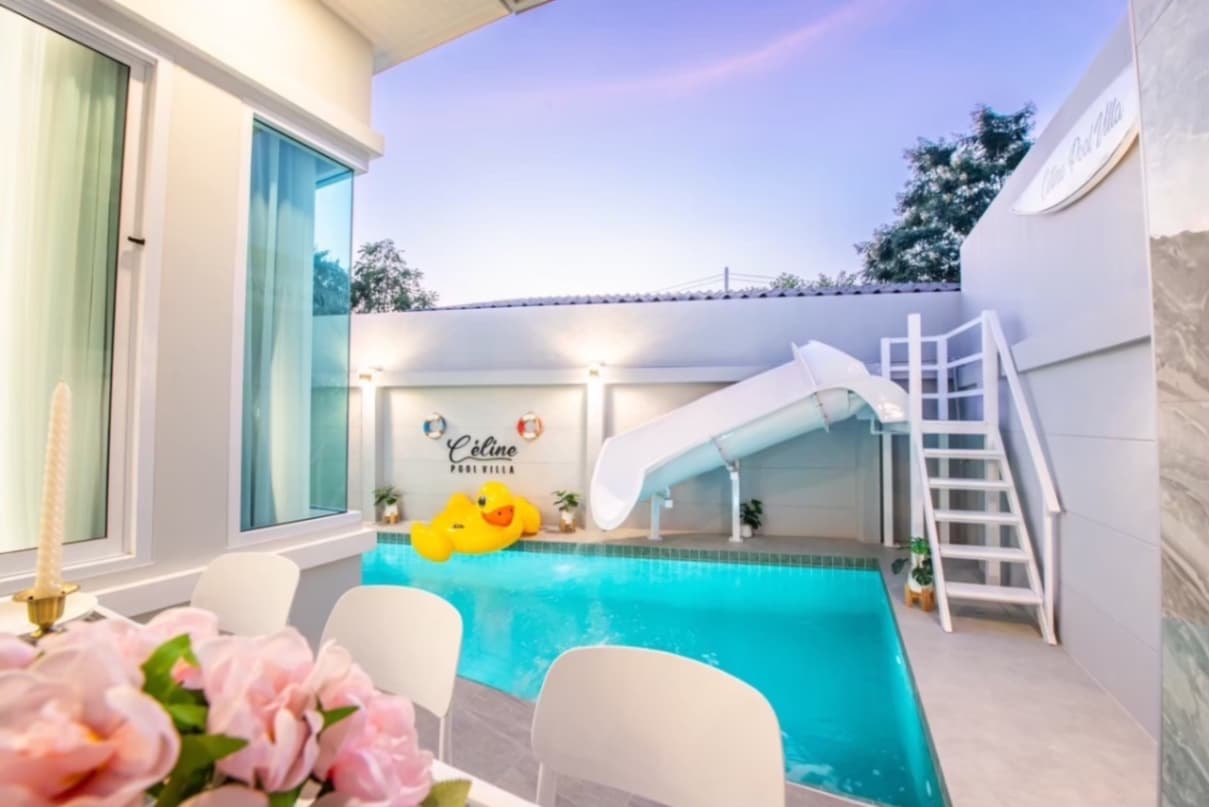 Celine pool villa exterior in Chon Buri, Huay Yai, photo 16