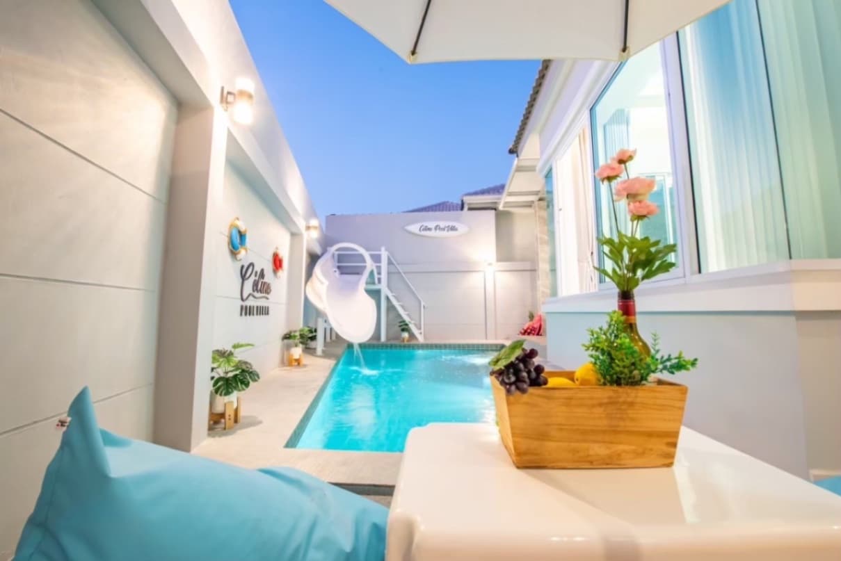 Celine pool villa exterior in Chon Buri, Huay Yai, photo 19