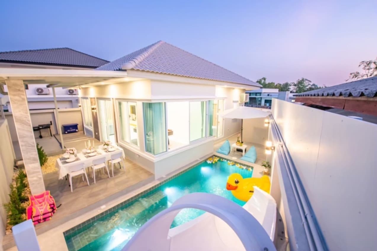 Celine pool villa exterior in Chon Buri, Huay Yai, photo 4