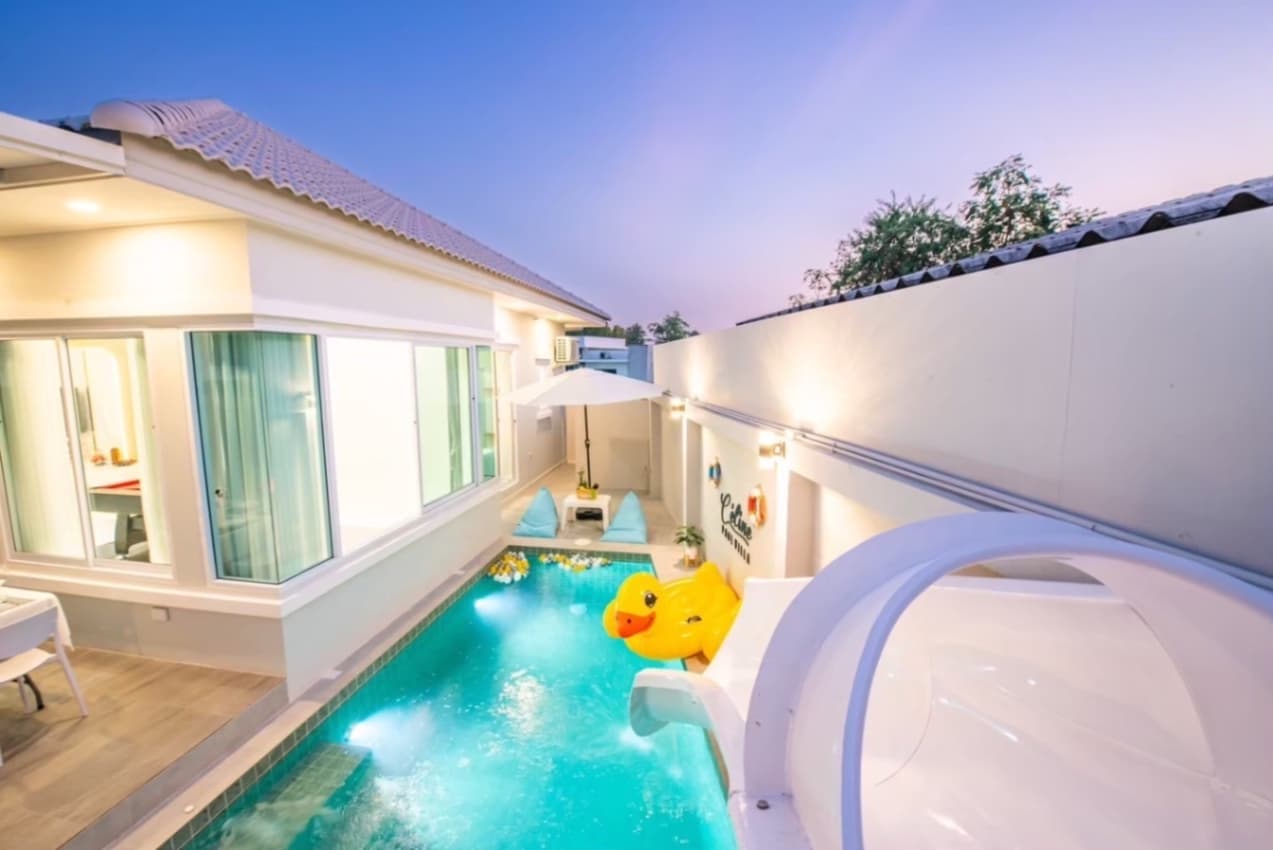 Celine pool villa exterior in Chon Buri, Huay Yai, photo 13