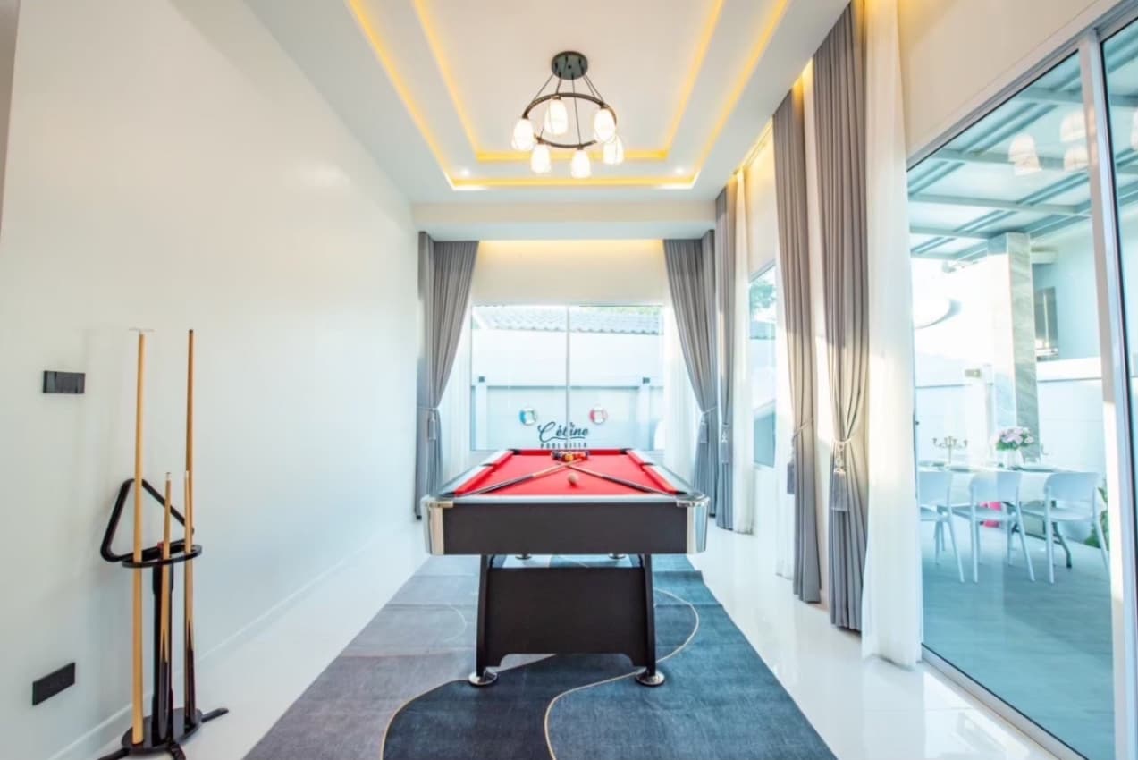 Celine pool villa indoor common area in Chon Buri, Huay Yai, photo 24