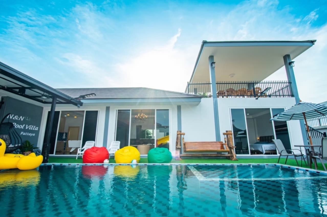 N&N pool villa บริเวณภายนอก ชลบุรี, พัทยากลาง รูปที่ 3
