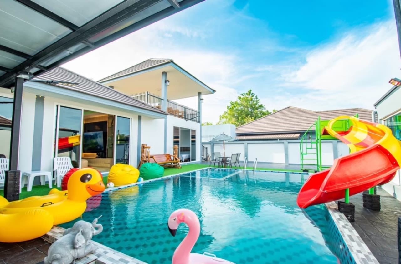 N&N pool villa บริเวณภายนอก ชลบุรี, พัทยากลาง รูปที่ 7