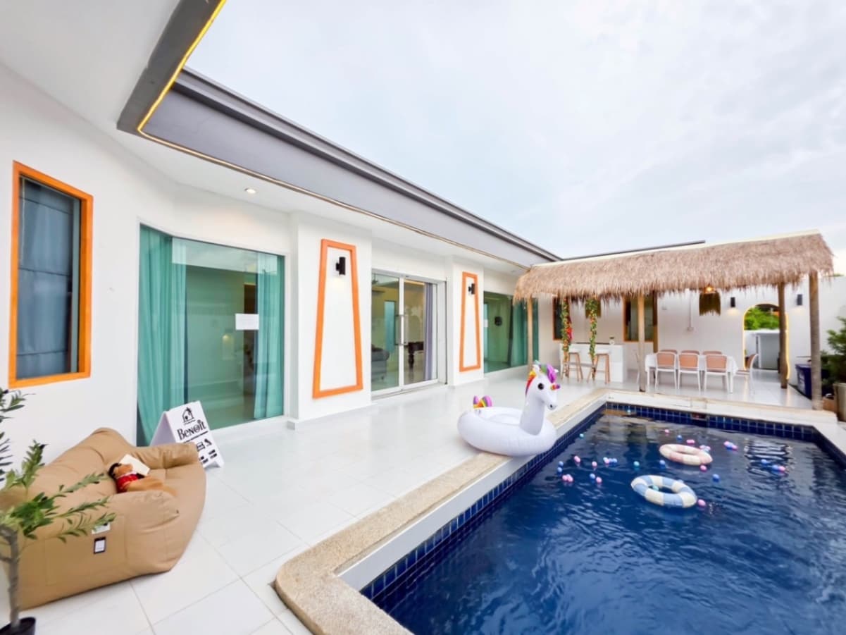 Benoit pool villa บริเวณภายนอก ชลบุรี, สัตหีบ รูปที่ 6