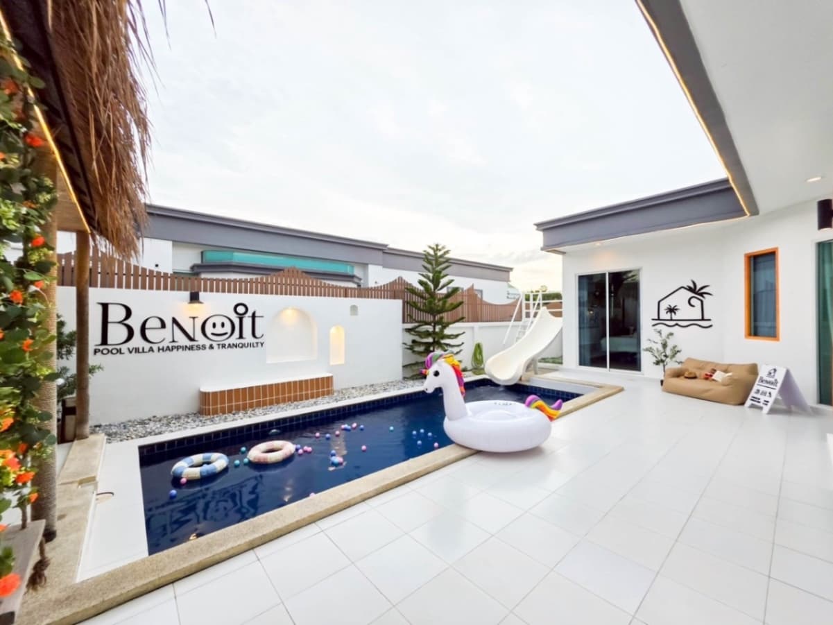 Benoit pool villa บริเวณภายนอก ชลบุรี, สัตหีบ รูปที่ 8