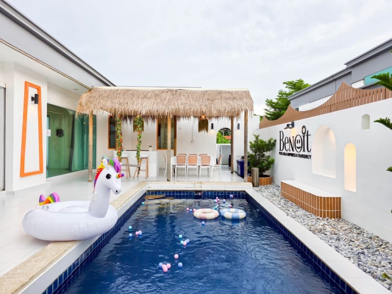 Benoit pool villa บริเวณภายนอก ชลบุรี, สัตหีบ รูปที่ 5