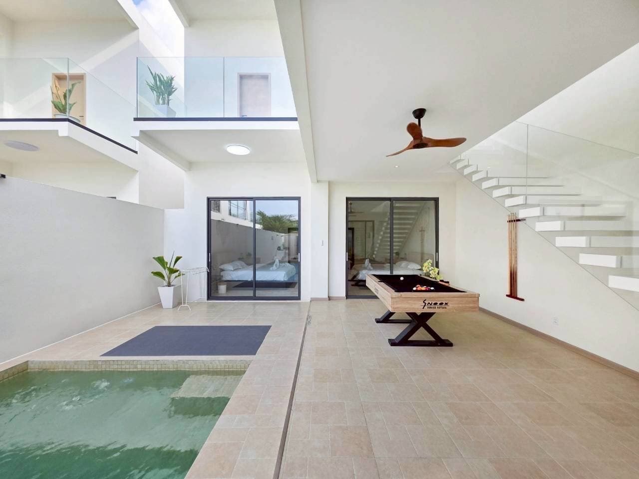 Sea sapphire6 villa บริเวณภายนอก ชลบุรี, จอมเทียน รูปที่ 8