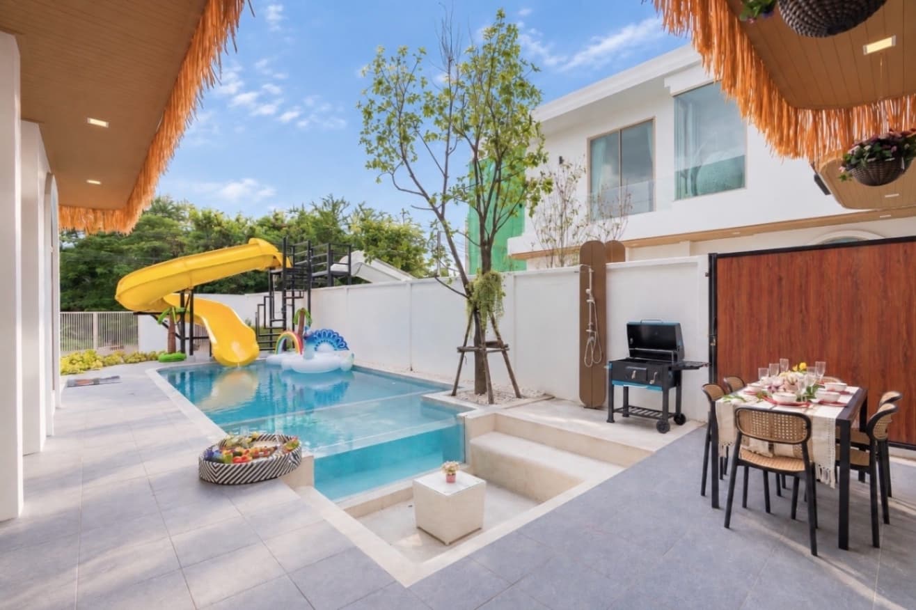 Bali hai pool villa บริเวณภายนอก ชลบุรี, จอมเทียน รูปที่ 10
