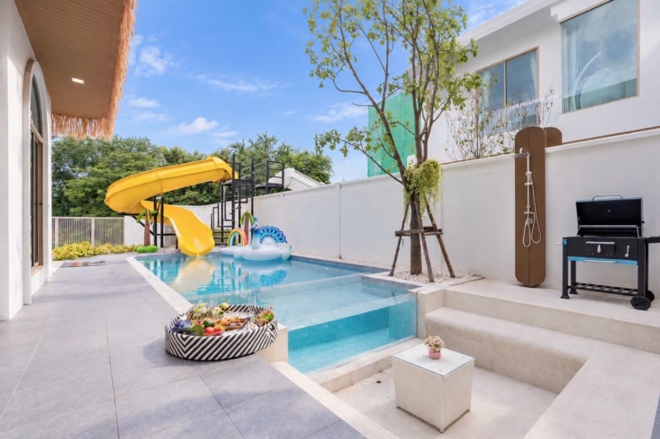 Bali hai pool villa บริเวณภายนอก ชลบุรี, จอมเทียน รูปที่ 23
