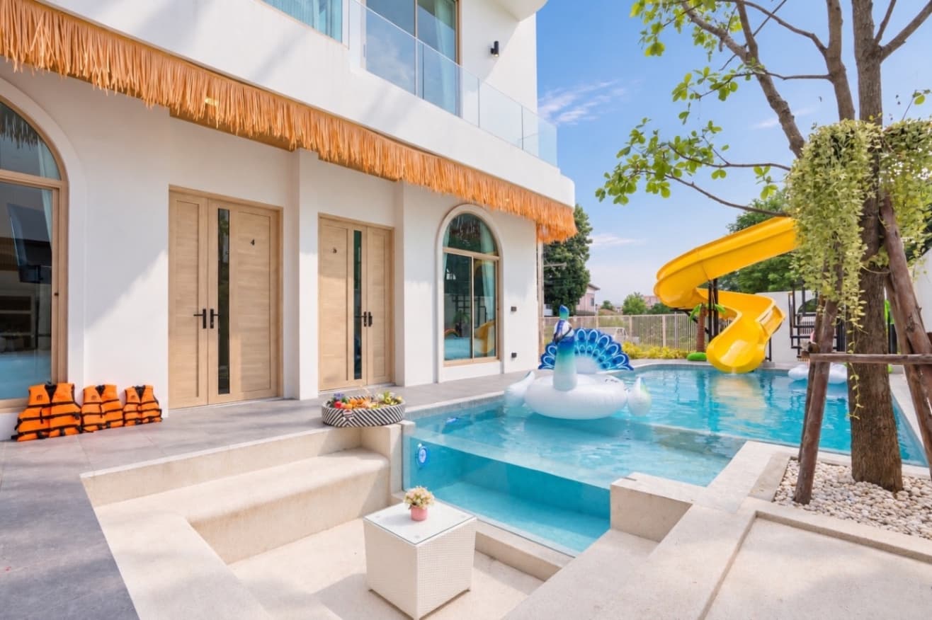 Bali hai pool villa บริเวณภายนอก ชลบุรี, จอมเทียน รูปที่ 18