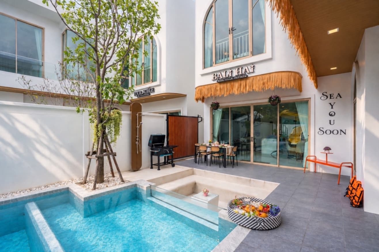 Bali hai pool villa บริเวณภายนอก ชลบุรี, จอมเทียน รูปที่ 5
