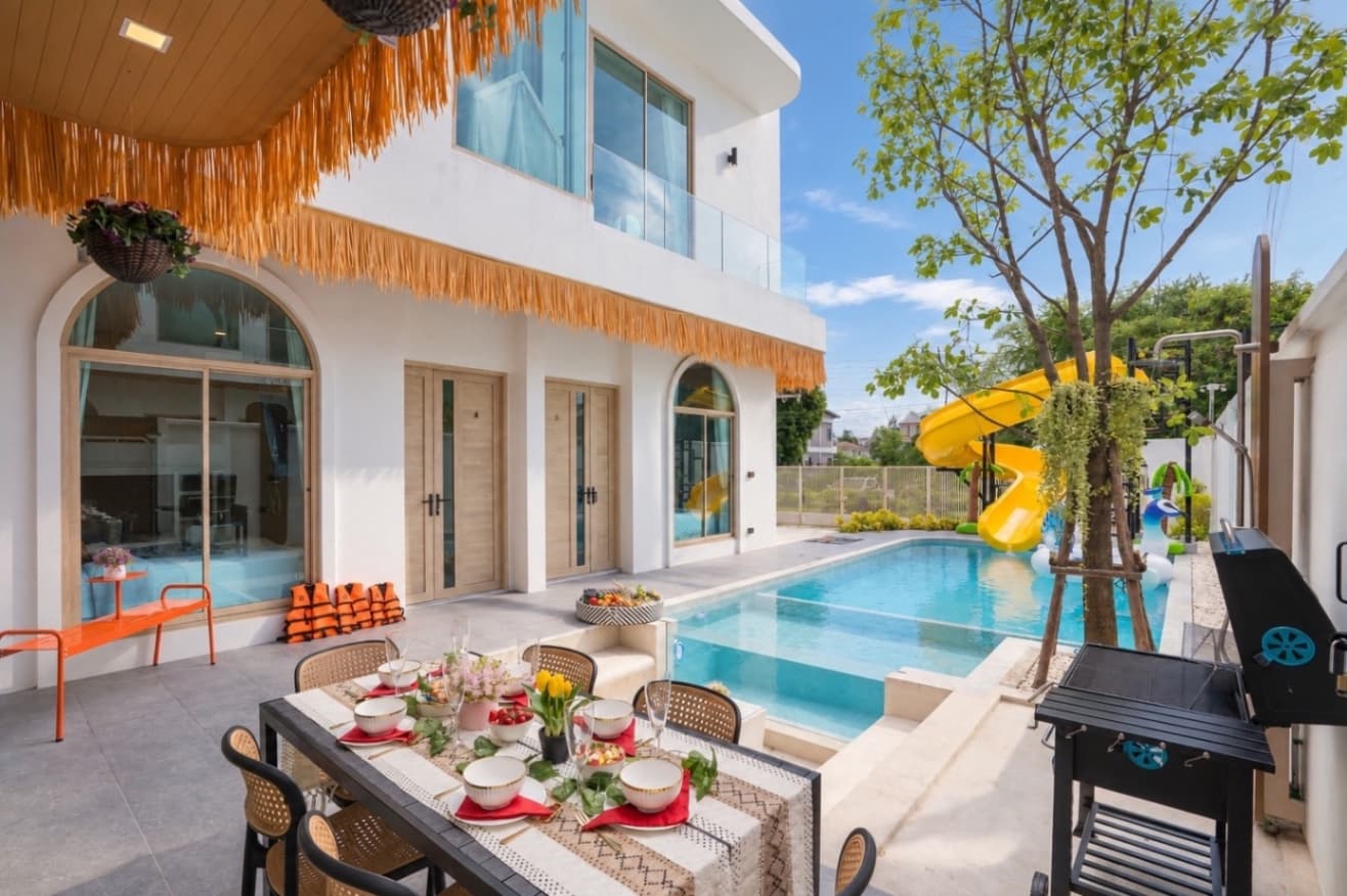 Bali hai pool villa บริเวณภายนอก ชลบุรี, จอมเทียน รูปที่ 1
