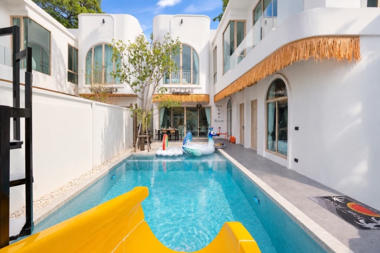 Bali hai pool villa บริเวณภายนอก ชลบุรี, จอมเทียน รูปที่ 3