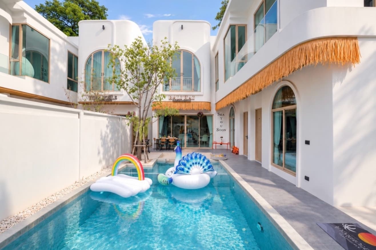 Bali hai pool villa บริเวณภายนอก ชลบุรี, จอมเทียน รูปที่ 13