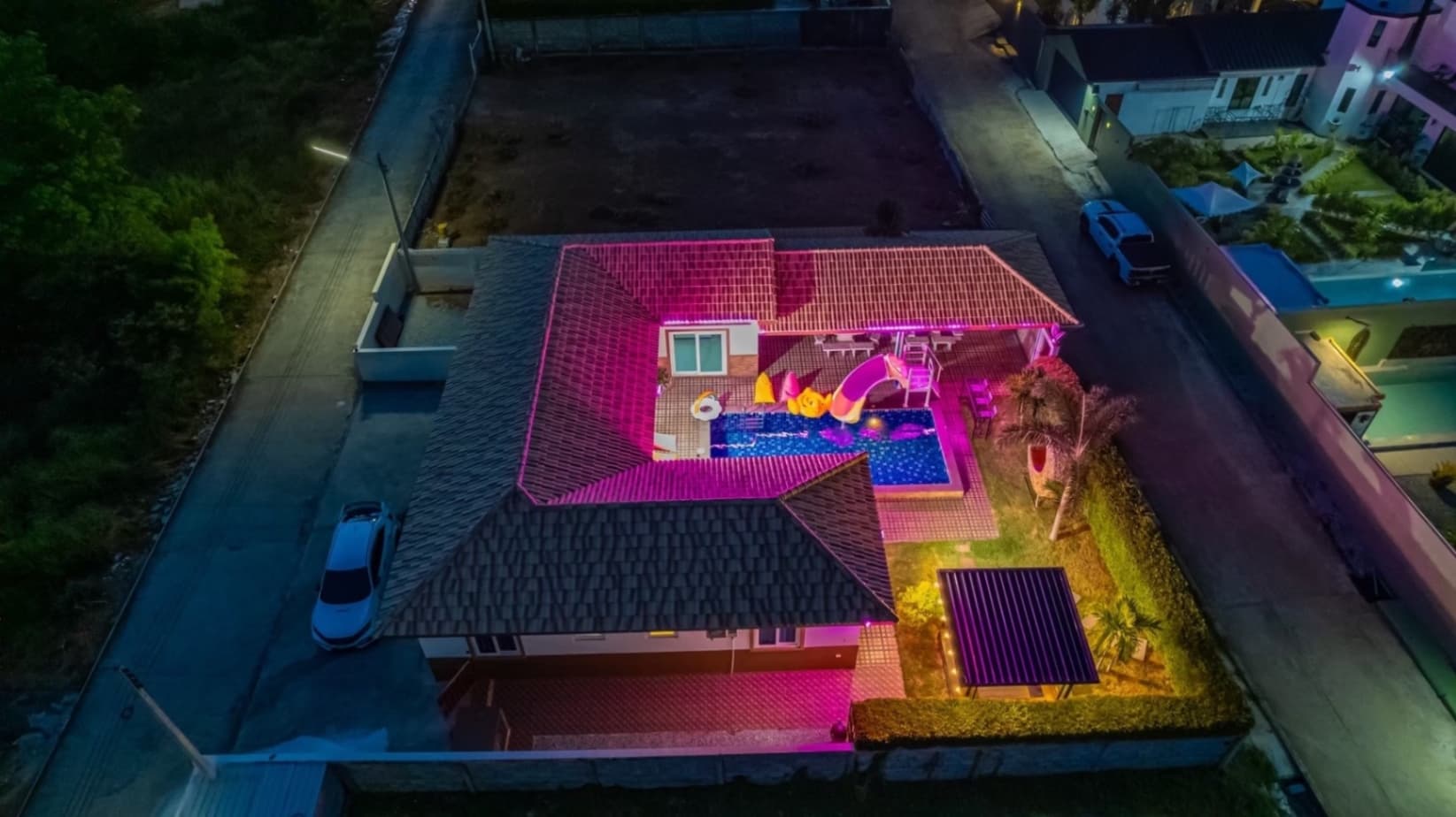 Hawkeye pool villa บริเวณภายนอก ชลบุรี, ห้วยใหญ่ รูปที่ 13