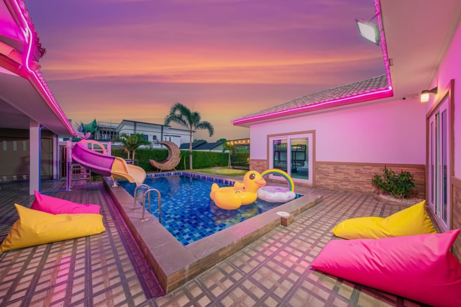 Hawkeye pool villa บริเวณภายนอก ชลบุรี, ห้วยใหญ่ รูปที่ 6