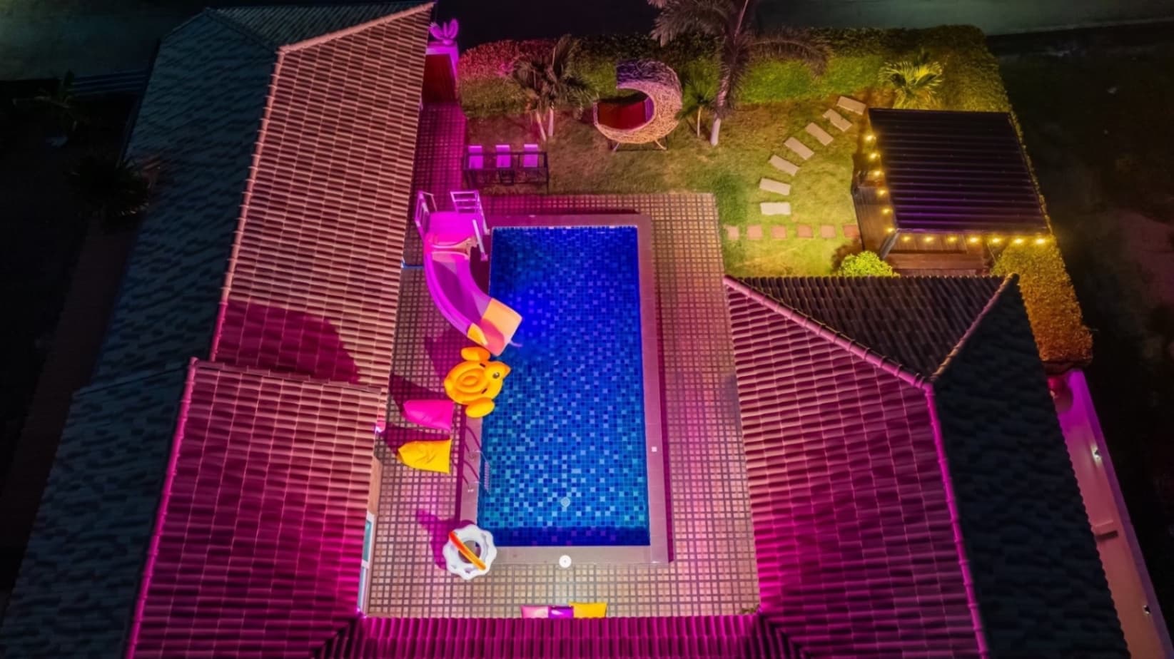 Hawkeye pool villa บริเวณภายนอก ชลบุรี, ห้วยใหญ่ รูปที่ 10