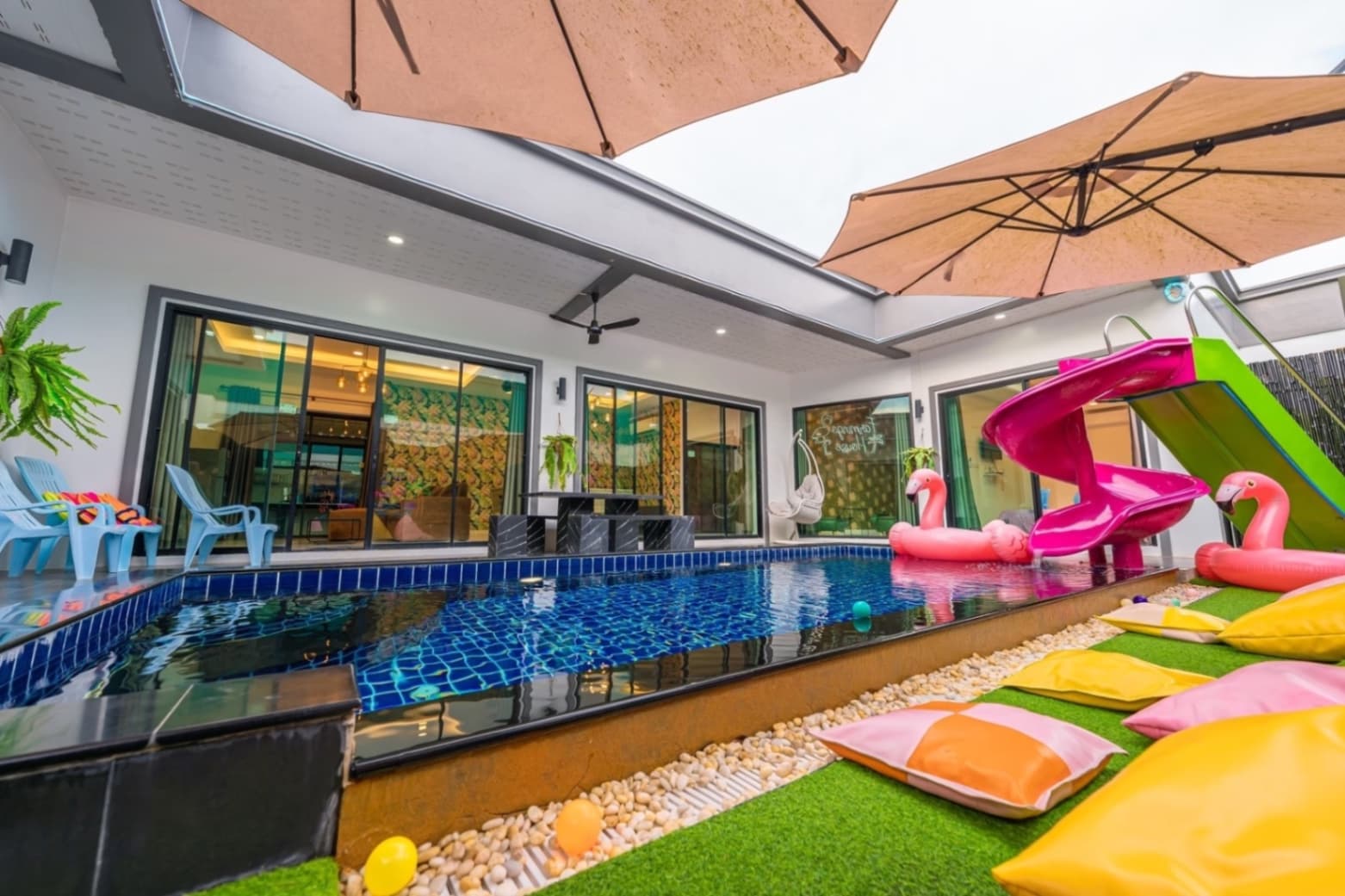 Flamingo pool villa exterior in Chon Buri, Jomtien, photo 22