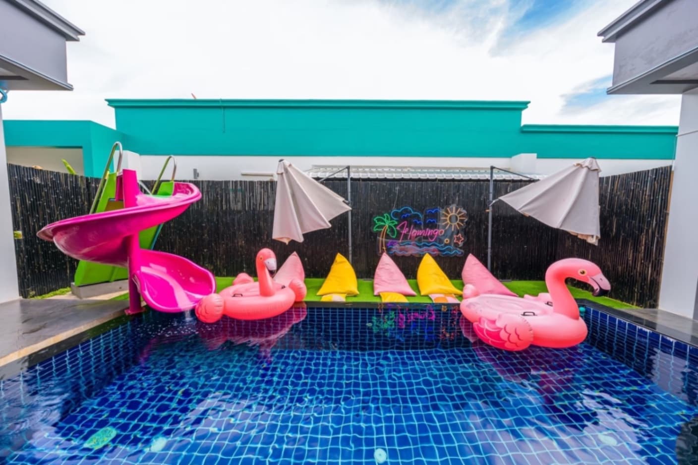 Flamingo pool villa exterior in Chon Buri, Jomtien, photo 6